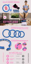 Leiser Hula Hoop mit Gewicht – flüsterleise & verstellbar