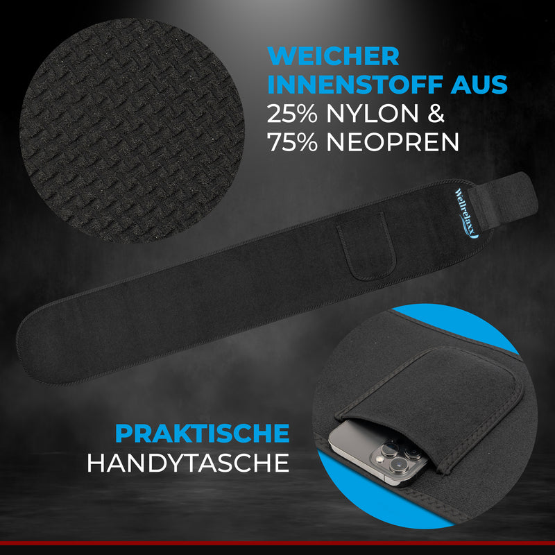 Schwitzgürtel mit Rückenstütze & Sauna-Effekt – für mehr Power beim Training