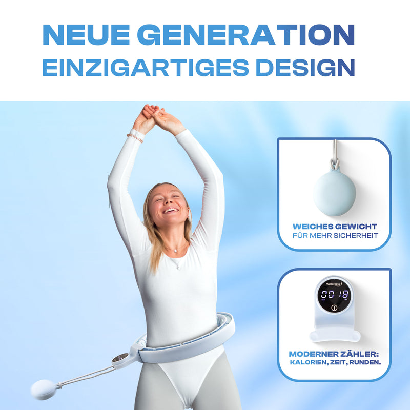Smart Hula Hoop mit Zähler – leise, effektiv & ausgezeichnet