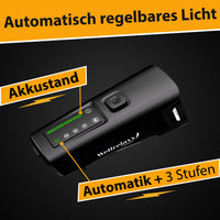 Fahrradlampen-Set mit Bremslicht & Lichtsensor – StVZO-zugelassen & wetterfest